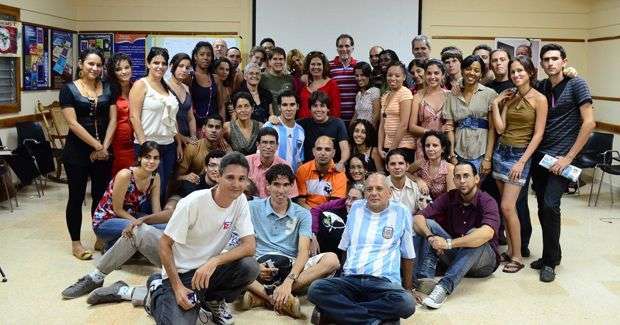 Los blogueros reunidos en el CMLK / Foto: Claudio Peláez Sord