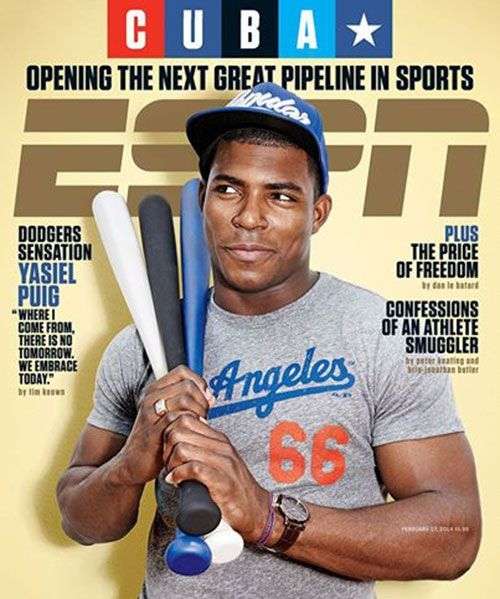 Portada de la revista ESPN The Magazine dedicada a Cuba