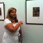 The curator of the exhibition, Teresa Toranzo